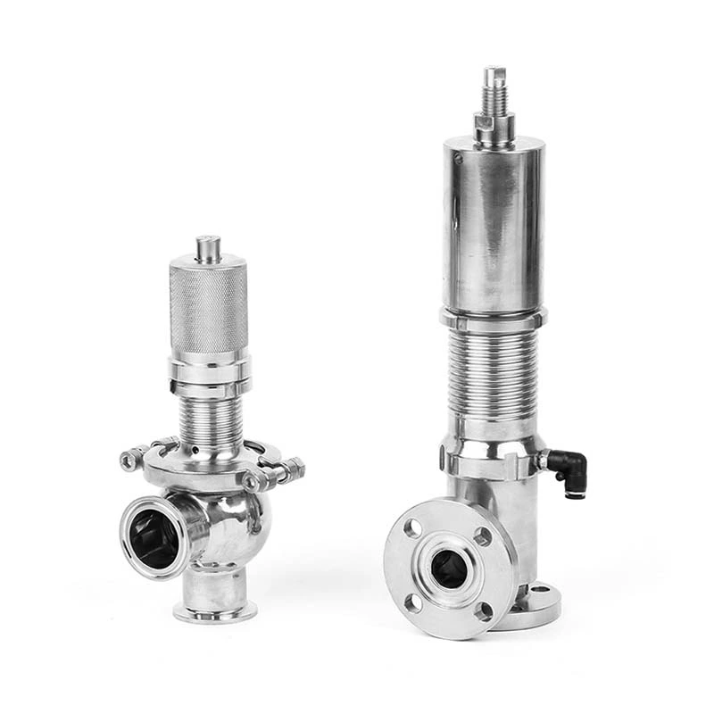 Sanitary Stainless Steel Pressure Release Safety Valve