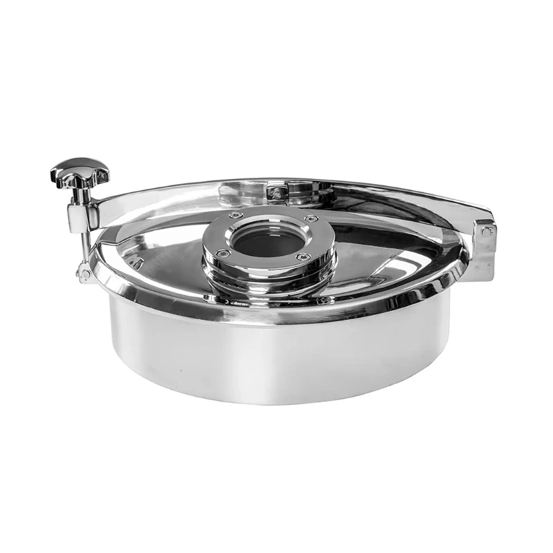 Sanitary Stainless Steel  Manhole With Sight Glass