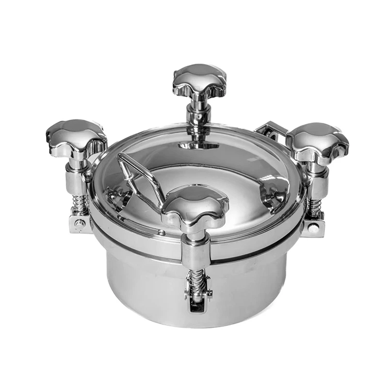 Sanitary Stainless Steel Round Pressure Handhole