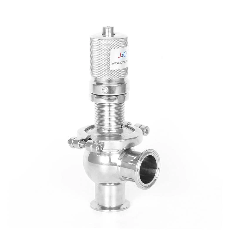 Sanitary Stainless Steel Clamp Relief Safety Valve