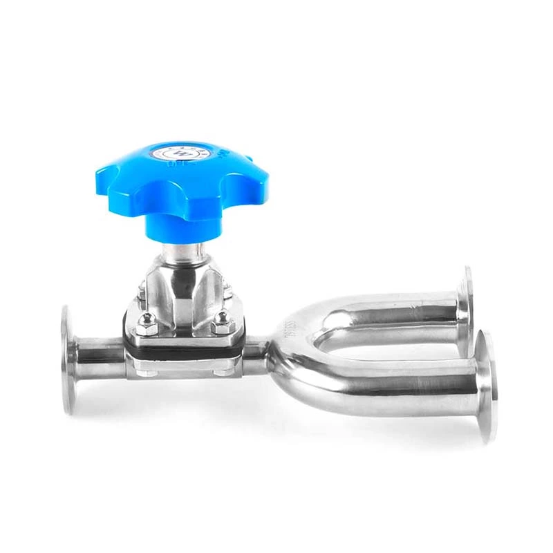 Sanitary Stainless Steel U Type Tri-Clamp Diaphragm Valve