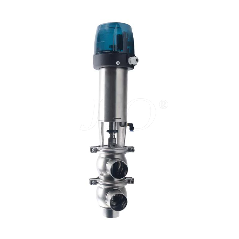 Sanitary Stainless Steel Welding Divert Valve With C Top