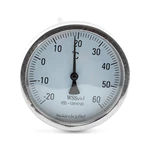 Stainless Steel Bimetallic Thermometer Back Mounting Temperature Gauge