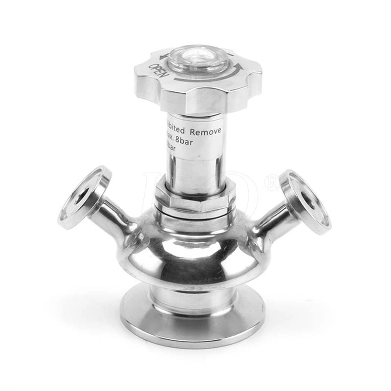 Aseptic Stainless Steel Manual Sampling Valve With Indicator