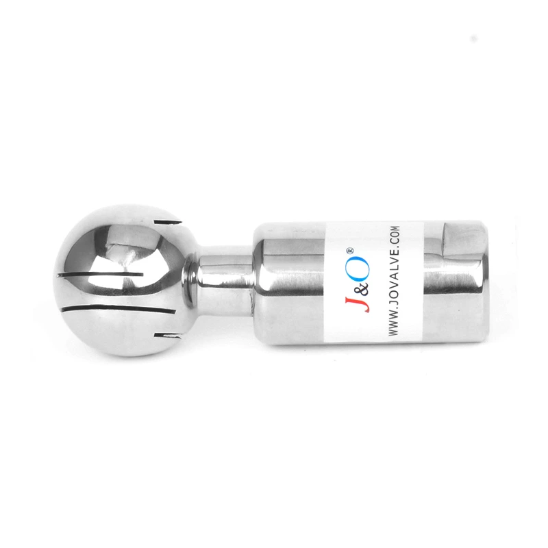 Sanitary Stainless Steel Female Thread Rotary Spray Cleaning Ball