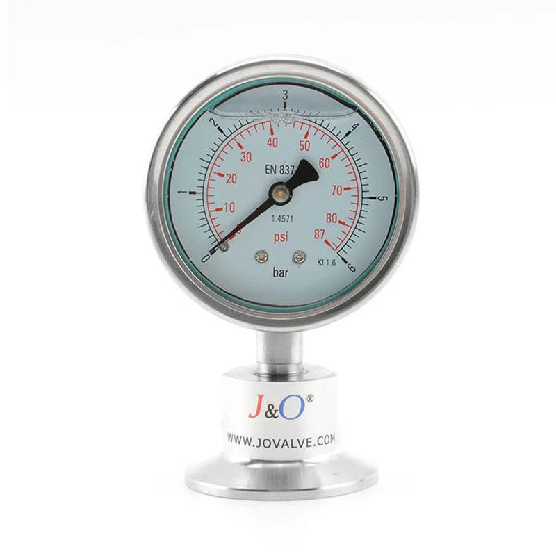 Sanitary Stainless Steel Pressure Gauge