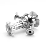 Aseptic Stainless Steel Manual Sampling Valve With Indicator