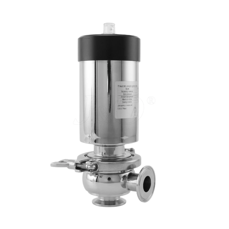 Aseptic Stainless Steel Pneumatic Shut Off Valve