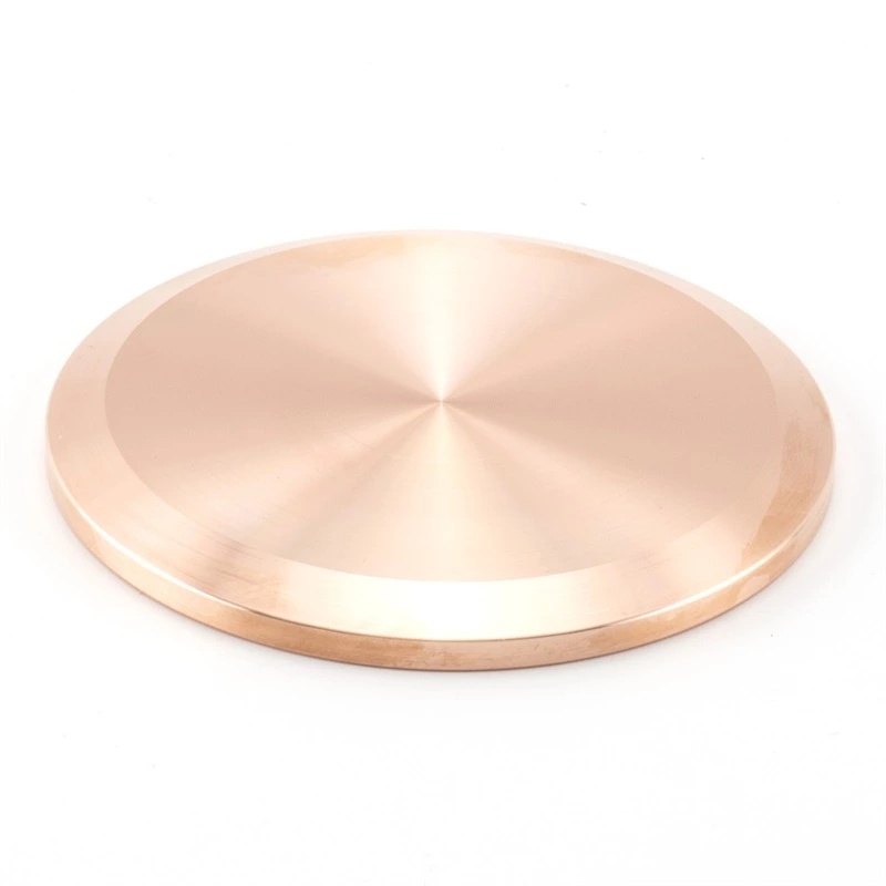 Copper Sanitary Brass Tri Clover Clamped Blank Blind Cap