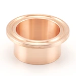 Copper Sanitary Brass Tri Clover Clamped Ferrule