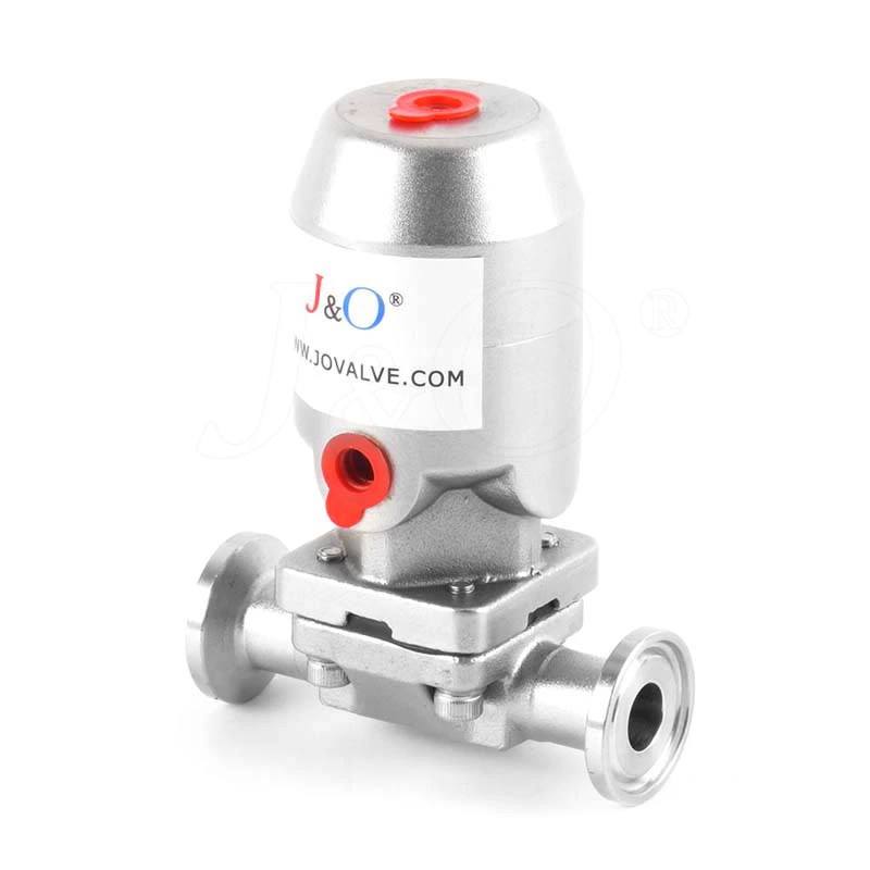 Sanitary Stainless Steel Clamped Pneumatic Diaphragm Valve