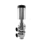 Hygienic Stainless Steel Aseptic Pneumatic Reversing Valve