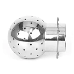 Sanitary Stainless Steel Mirror Polished Bolted Fixed Cleaning Ball