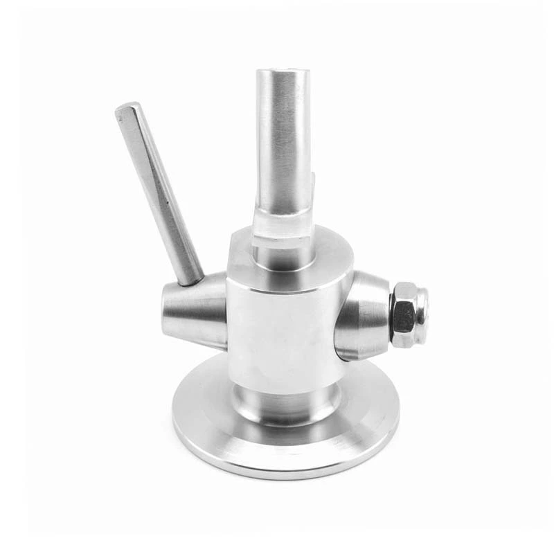 Sanitary Stainless Steel Clamped Plug Type Sampling Valve For Beer Brewery