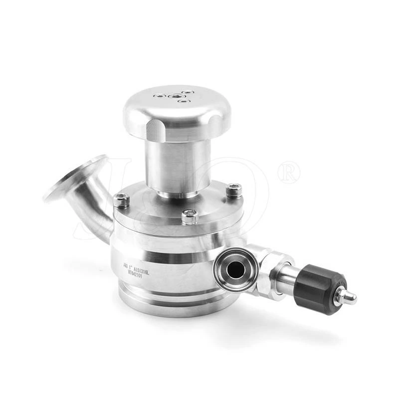 Sanitary Stainless Steel Manual Sterile Tank Bottom Valve With Sampling Valve