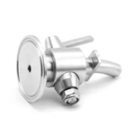 Sanitary Stainless Steel Clamped Plug Type Sampling Valve For Beer Brewery