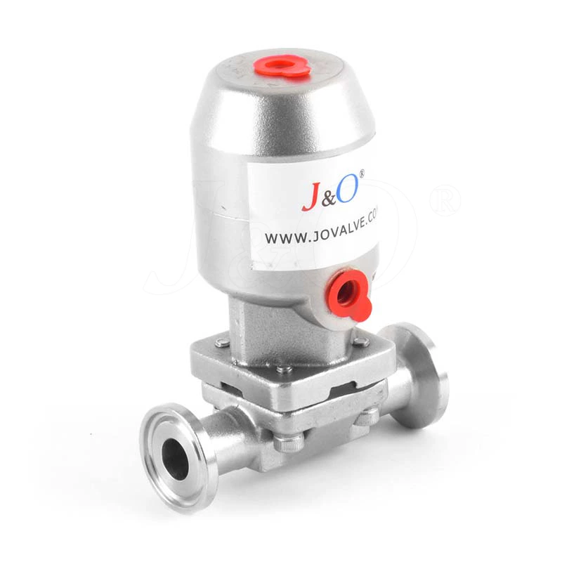 Sanitary Stainless Steel Clamped Pneumatic Diaphragm Valve