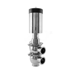 Hygienic Stainless Steel Aseptic Pneumatic Reversing Valve