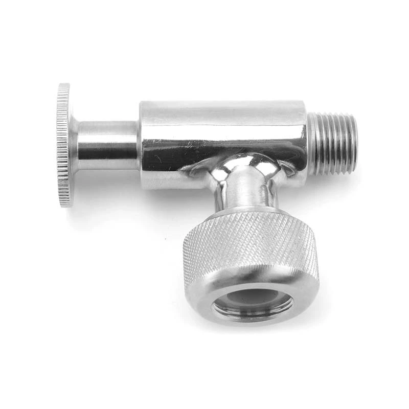 Sanitary Stainless Steel Thread Liquid Level Gauge With Sampling Valve