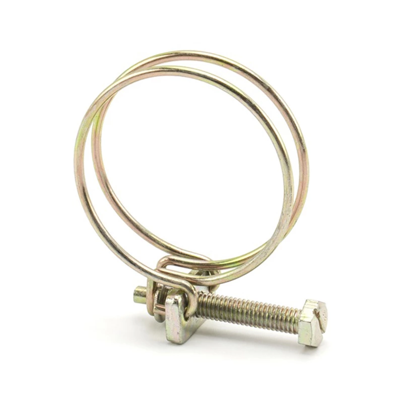 Stainless Steel Sturdy Double Wire Hose Clamp