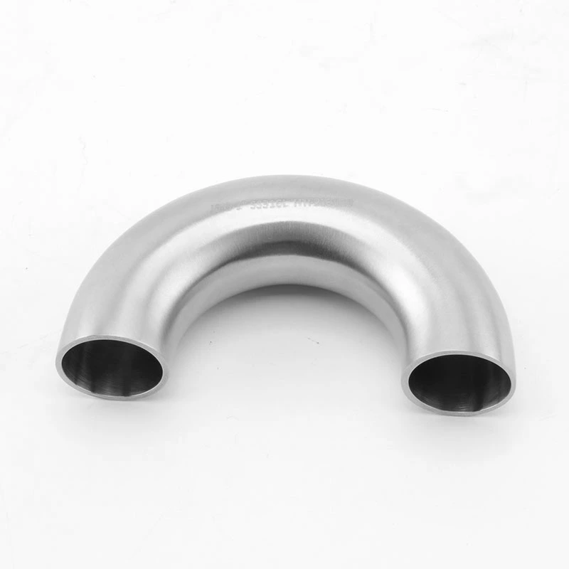 DIN Sanitary Stainless Steel 180 Degree Welded U Type Elbow