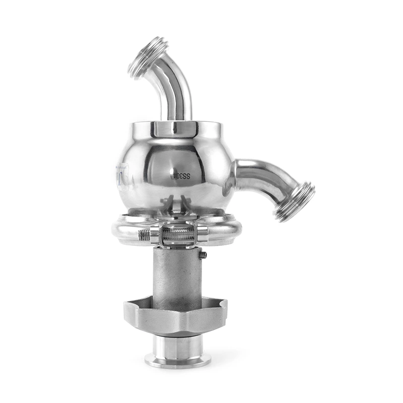 Sanitary Stainless Steel Thread Manual Flow Control Valve