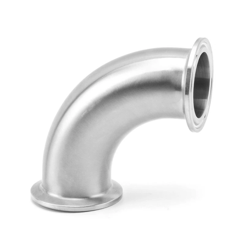 3A Sanitary Stainless Steel 90 Degree Clamp Elbow