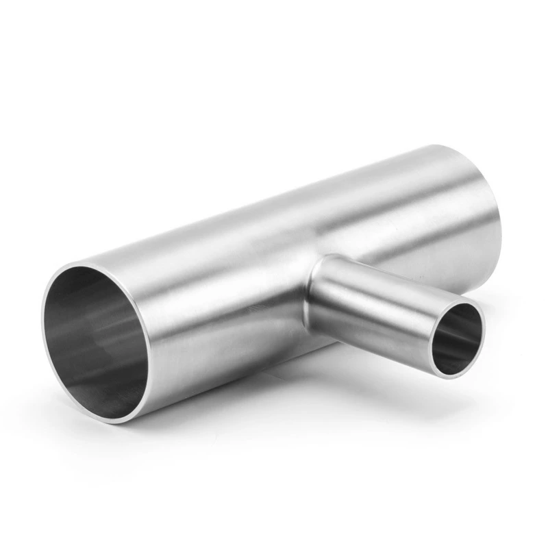 3A Sanitary Stainless Steel Welded Reducer Long Tee