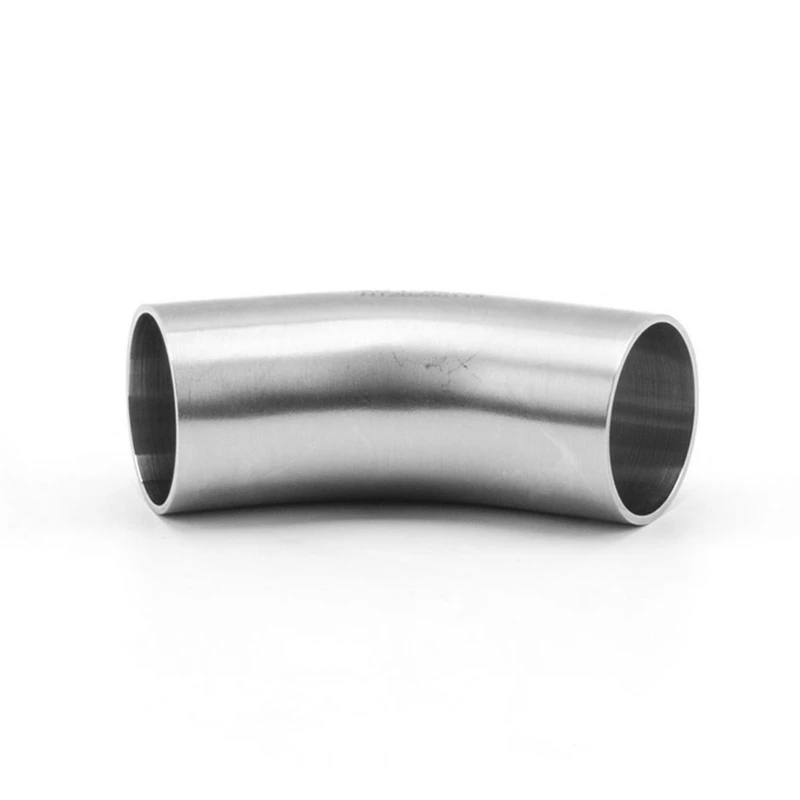 3A Stainless Steel Sanitary 45 Degree Welded Long Elbow