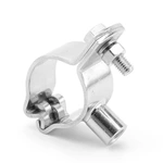 Sanitary Stainless Steel Pipe Holder Bossed Clamp With M10 Thread