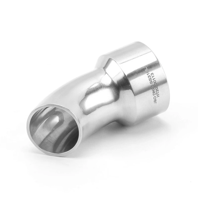 Sanitary Stainless Steel 45 Degree Female Welded Elbow