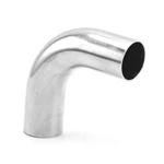 SMS  Sanitary Stainless Steel  90 Degree Welded Long Elbow