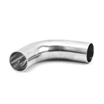 SMS  Sanitary Stainless Steel  90 Degree Welded Long Elbow