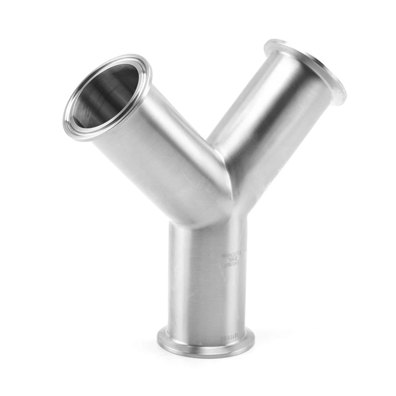 3A Sanitary Stainless Steel Clamp Y Type Tee