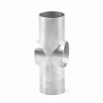 SMS Sanitary Stainless Steel Butt Weld Cross