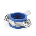 Sanitary Stainless Steel Pipe Holder with Blue Insert