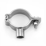 Sanitary Stainless Steel Pipe Holder Bossed Clamp