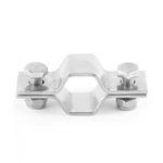 Stainless Steel 304 316L Sanitary Hexagon Pipe Holder Without Base