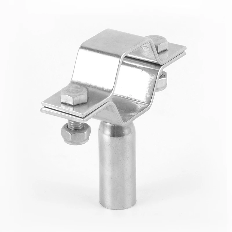 Sanitary Stainless Steel Hexagon Weld Pipe Holder With Handle