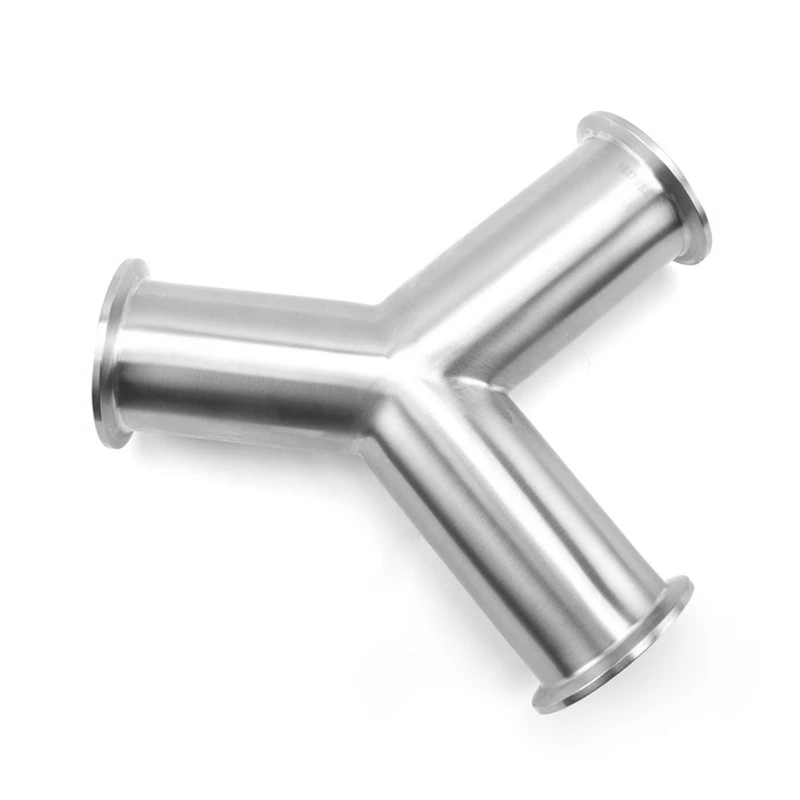 3A Sanitary Stainless Steel Clamp Y Type Tee