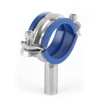 Sanitary Stainless Steel Pipe Holder with Blue Insert