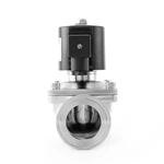 Sanitary Stainless Steel Clamped Diaphragm Solenoid Valve