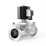 Sanitary Stainless Steel Clamped Diaphragm Solenoid Valve