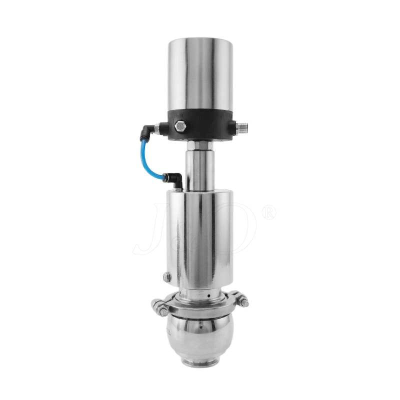 Sanitary Stainless Steel Pneumatic Clamped Reversing Valve With Positioner