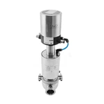 Sanitary Stainless Steel Pneumatic Clamped Reversing Valve With Positioner