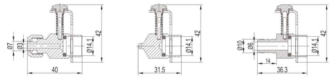 Sanitary Stainless Steel Sampling Valve W type Plug