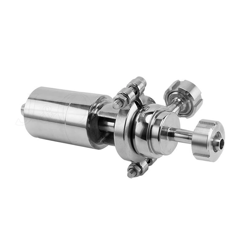 Sanitary Stainless Steel Pneumatic Mini Shut Off Reversing Valve