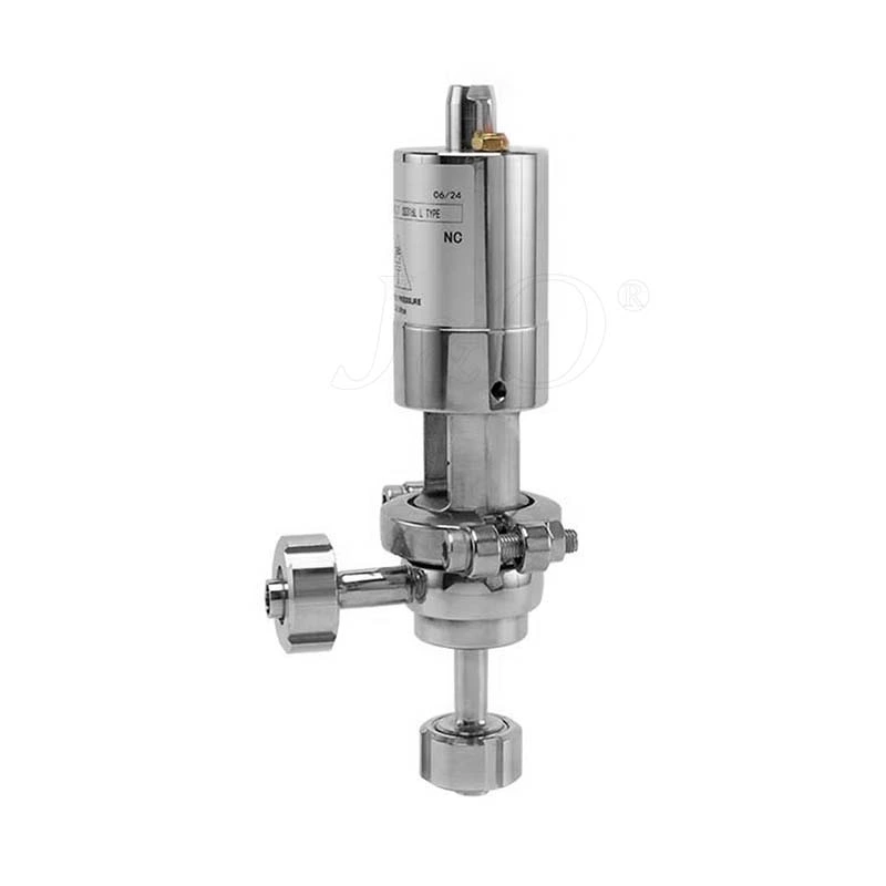 Sanitary Stainless Steel Pneumatic Mini Shut Off Reversing Valve