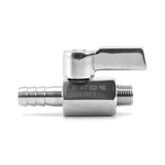 Water Cooling Stainless Steel Data Center Leak Free SS Handle Mini Ball Valve
