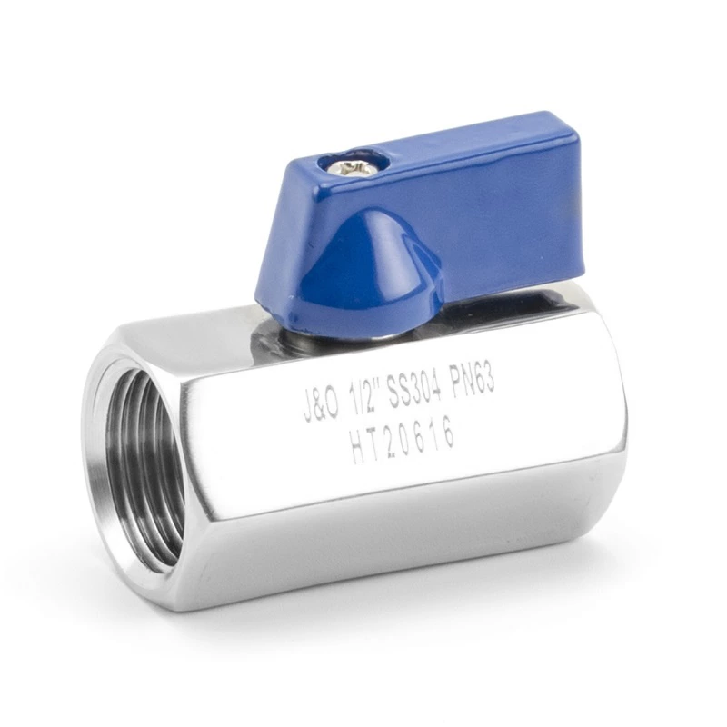 Data Center Water Cooling NPT BSPT Mini Ball Valve